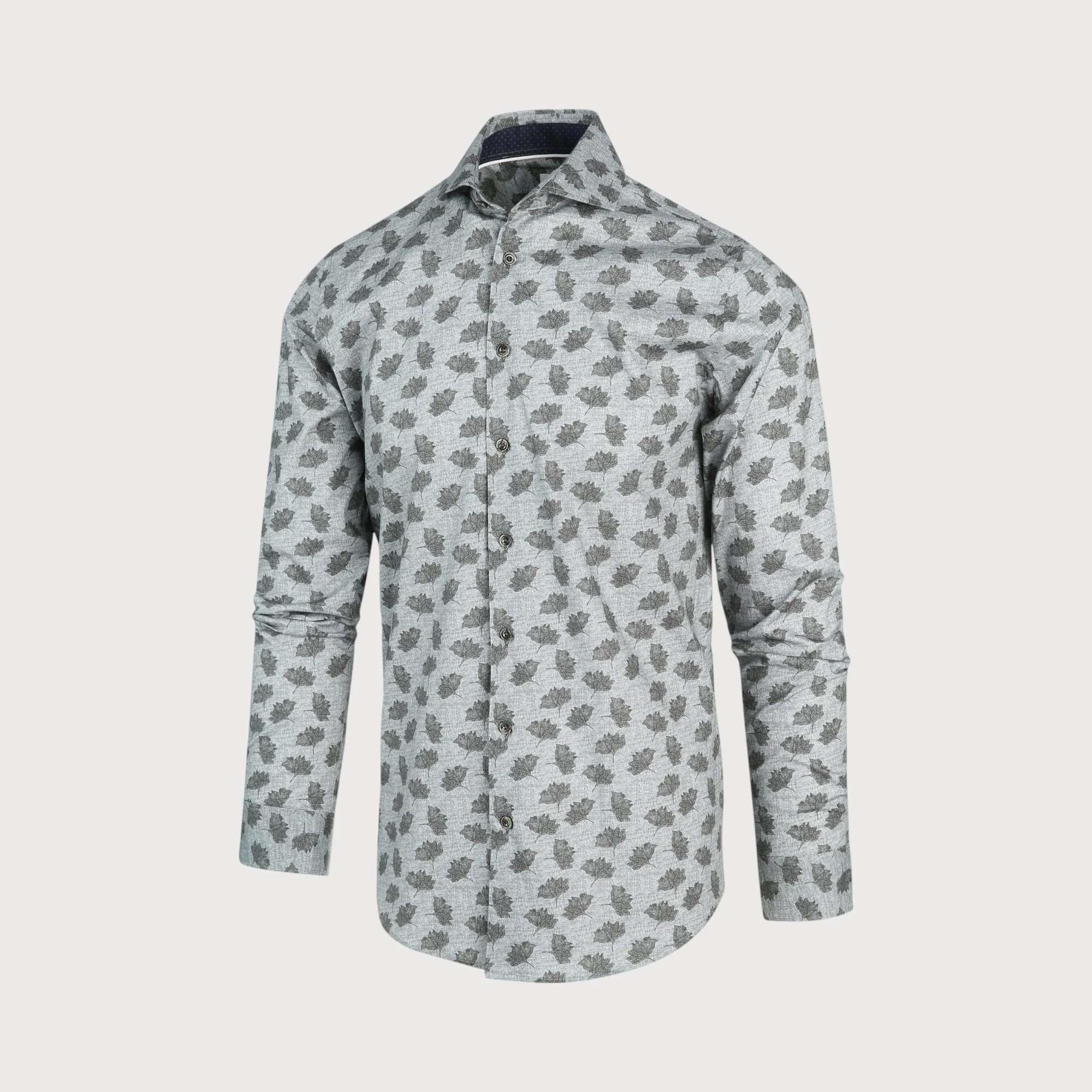 Blue Industry Groen print overhemd |