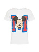 Merchcode T-Shirt MICKEY MOUSE M FACE MC581 White