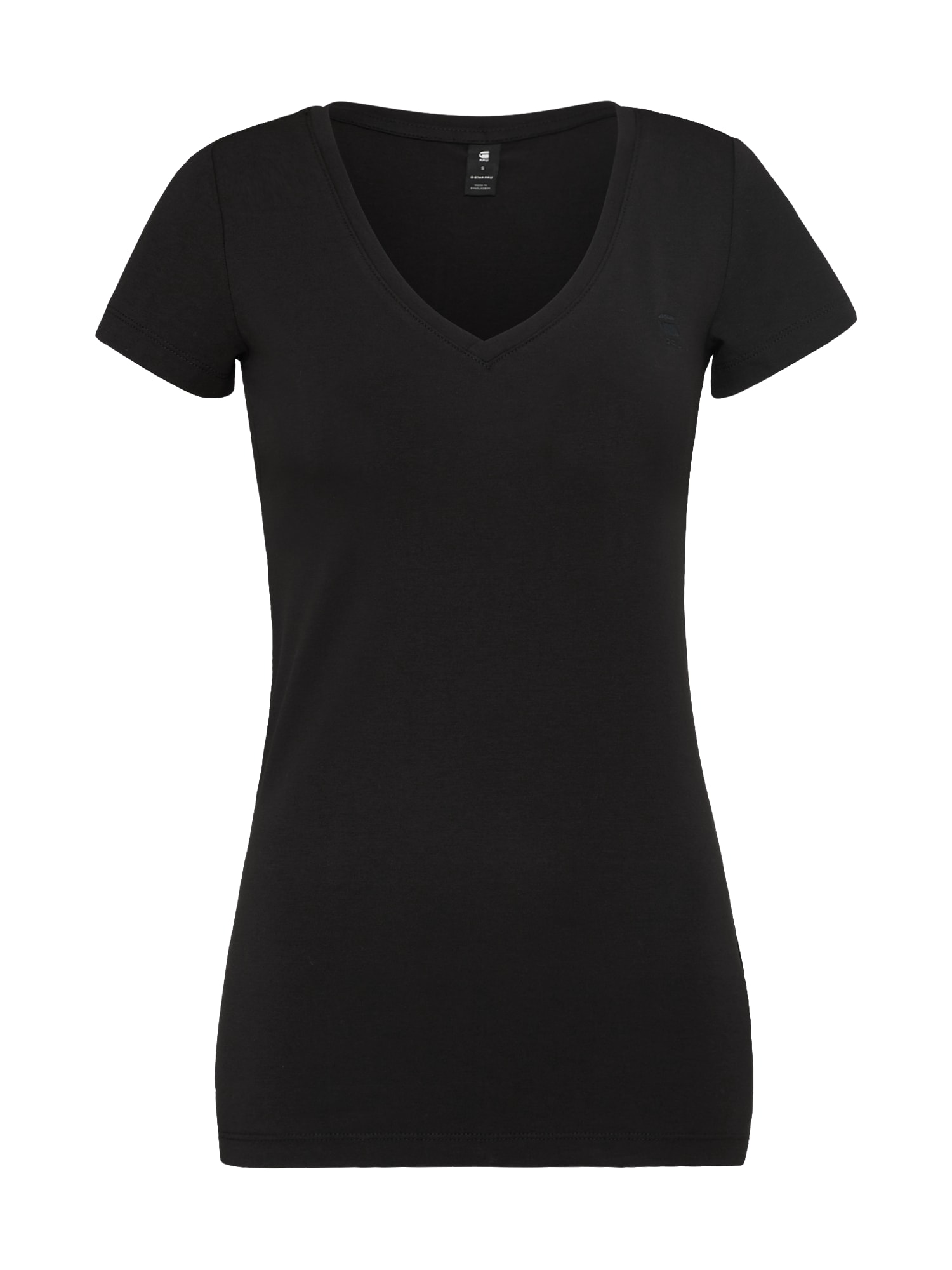 G-Star RAW V-Shirt »Base v t wmn cap sl« mit kleinem Logodruck vorne