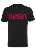 mistertee Mister Tee Männer T-Shirt Nasa Worm in schwarz