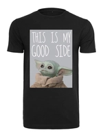Merchcode T-Shirt BABY YODA GOOD SIDE TEE MC563 Black