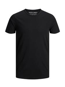 Jack & jones Basic O-neck Regular Fit T-shirt Heren Zwart