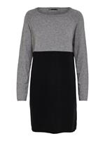 Only Strickkleid "ONLLILLO", im Colorblocking-Dessin in melierter Optik