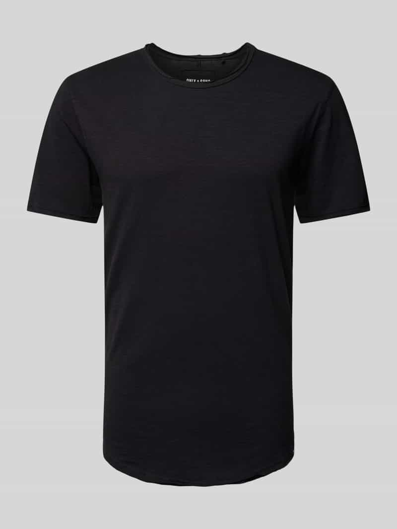 Only & Sons Lang T-shirt Heren Zwart