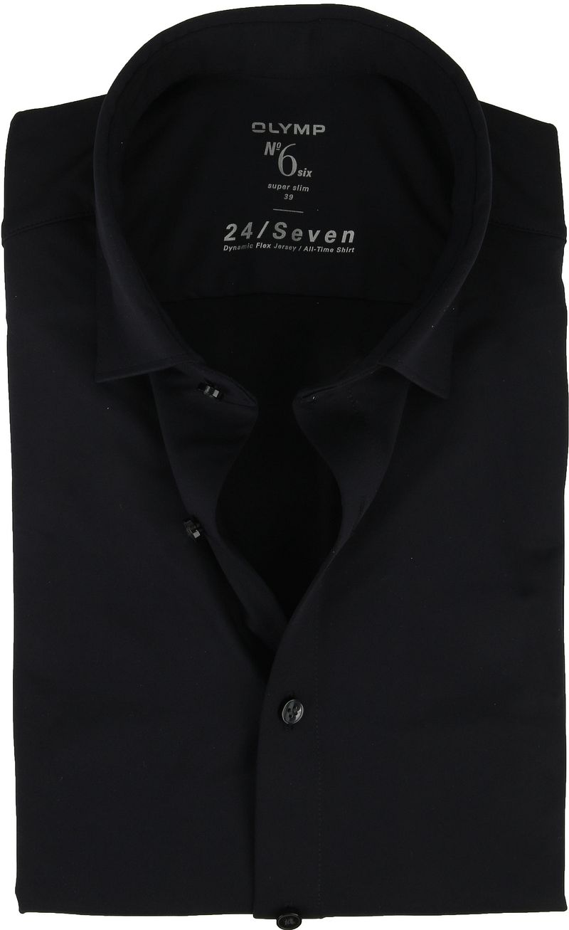 Olymp No'6 Overhemd 24/Seven Navy