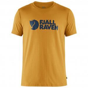 Fjällräven Herren Fjällräven Logo T-Shirt Gelb)
