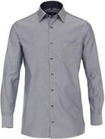 CASAMODA Hemd uni Langarmhemden blau Herren 