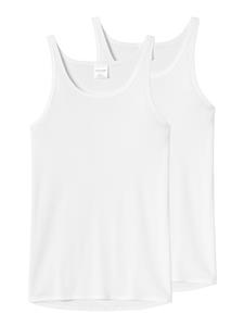 Schiesser Tanktop in uni in 2-pack