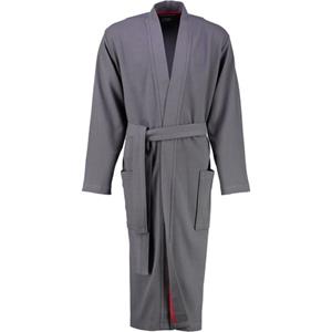 Cawö 816 Herren kimono badjas - anthrazit-72