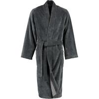 Cawö Bademantel Herren Kimono 800 anthrazit - 77, grau