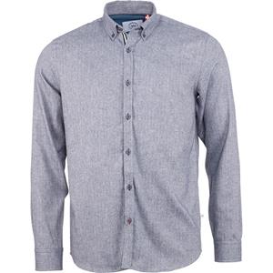 Kronstadt Ks3206 johan herringbone flannel shirt navy