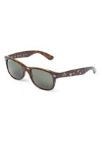 Ray-Ban New Wayfarer RB2132 Zonnebril - Vierkant Havana - Polarized glazen - Glazen met sterkte beschikbaar