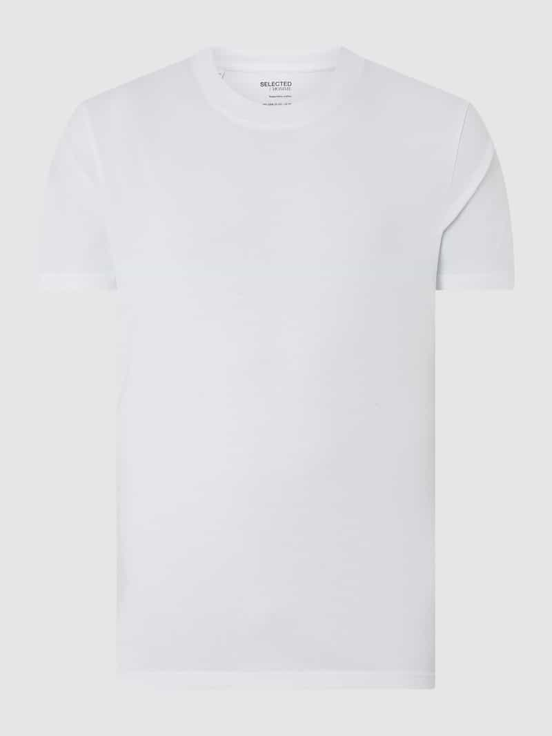 Selected O-neck - T-shirt Heren White