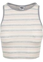 URBAN CLASSICS Tanktop »Ladies Rib Stripe Cropped Top«