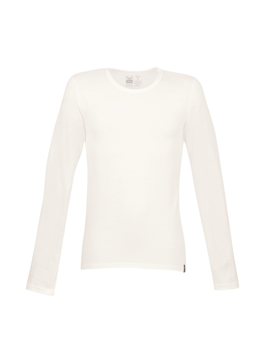 Trigema Longsleeve TRIGEMA sportshirt van merinoswol (1-delig)
