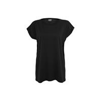 Urban Classics Ladies Extended Shoulder Tee T-Shirts schwarz Damen 