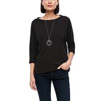 S.Oliver T-Shirt 3/4 Arm T-Shirts schwarz Damen 
