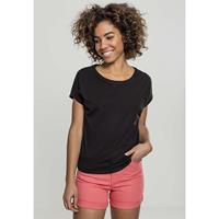 Urban Classics Ladies Basic Drop Shoulder Tee T-Shirts schwarz Damen 
