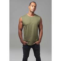 Urban Classics Open Edge Sleeveless Tee T-Shirts olive Herren 