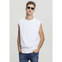 Urban Classics Open Edge Sleeveless Tee T-Shirts weiß Herren 