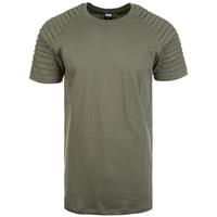Urban Classics Pleat Raglan T-Shirt Herren T-Shirts oliv Herren 