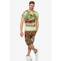 CIPO & BAXX T-Shirt T-Shirts grün Herren 
