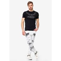 CIPO & BAXX T-Shirt T-Shirts schwarz Herren 