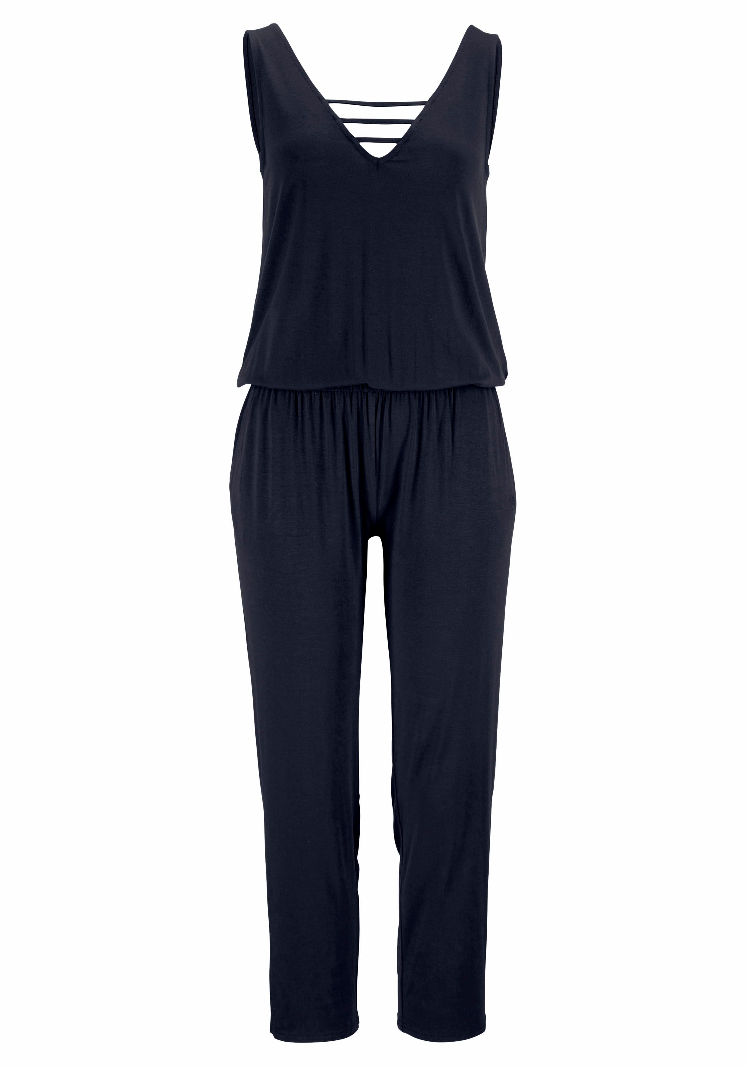 S.Oliver Beachwear Overall Overalls blau Damen 