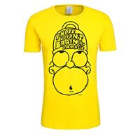 Logoshirt T-Shirt T-Shirts gelb Damen 