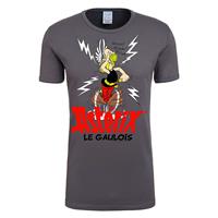 Logoshirt T-Shirt T-Shirts grau Damen 