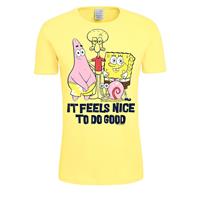 Logoshirt T-Shirt T-Shirts hellgelb Damen 