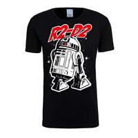 Logoshirt T-Shirt T-Shirts schwarz Damen 