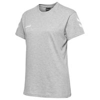 Hummel HMLGO COTTON T-SHIRT WOMAN S/S T-Shirts grau Damen 
