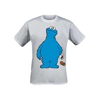 NASTROVJE POTSDAM Sesamstrasse Cookie Thief T-Shirt T-Shirts grau Herren 