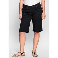 Sheego Bermudas Shorts schwarz Damen 