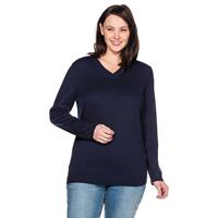 Sheego Pullover Pullover dunkelblau Damen 