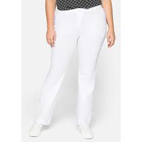 Sheego Bengalin-Hose Stoffhosen weiß Damen 