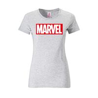 Logoshirt T-Shirt T-Shirts grau-kombi Damen 