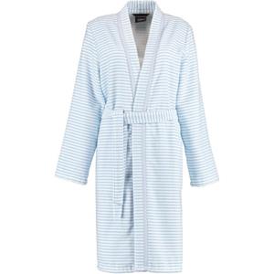 Cawö 1214 Dames kimono badjas - mittelblau-11