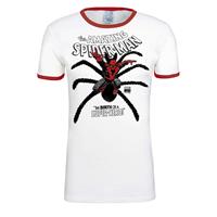Logoshirt Print T-Shirt T-Shirts weiß Damen 