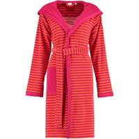 Esprit Bademantel Damen Kapuze Striped Hoody raspberry - 001