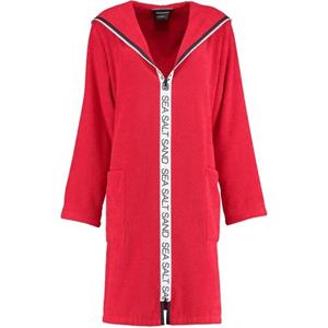 Cawö Cawö Dames Badjas 3101 Rot L