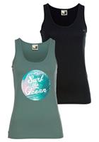 Ocean Sportswear Tanktop, (Packung, 2er-Pack), mit unterschiedlichen Drucken