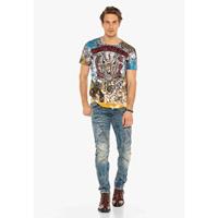 CIPO & BAXX T-Shirt T-Shirts mehrfarbig Herren 