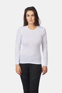 Odlo - Women's BL Top Crew Neck L/S Active Warm Eco - Synthetisch ondergoed, grijs