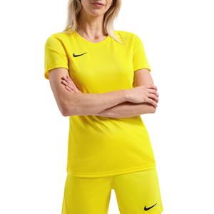 Nike dames shirt Park VII SS Jersey lichtgeel/zwart