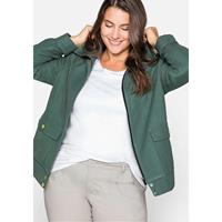 Sheego Jacke Outdoorjacken grün Damen 