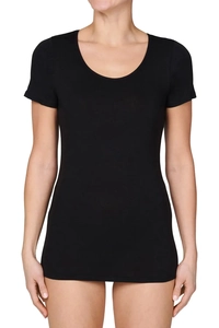Apollo T shirts dames bamboe zwart 2 stuks 
