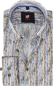 Suitable Overhemd Inked Stripes Multicolour
