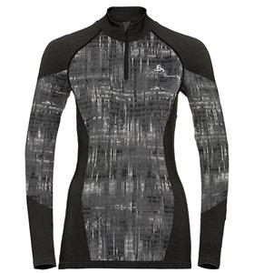 Odlo 1/2 Zip Blackcomb - T-Shirt - Damen Black M